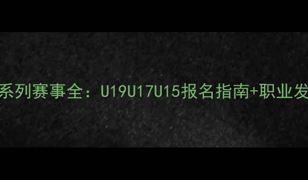 图片 羽毛球U系列赛事全：U19U17U15报名指南+职业发展路径2
