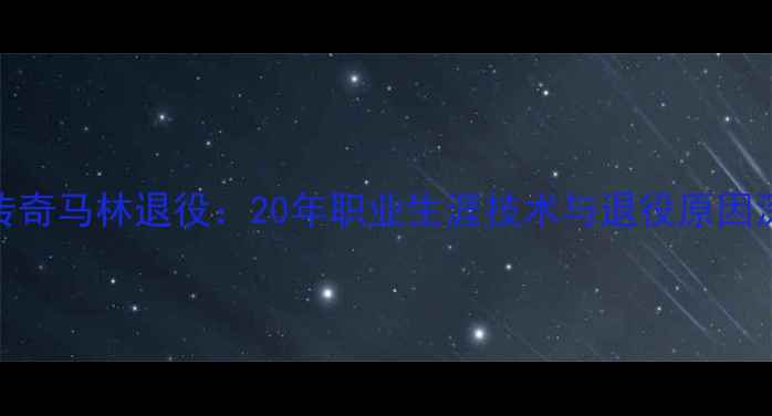 图片 羽毛球传奇马林退役：20年职业生涯技术与退役原因深度解读