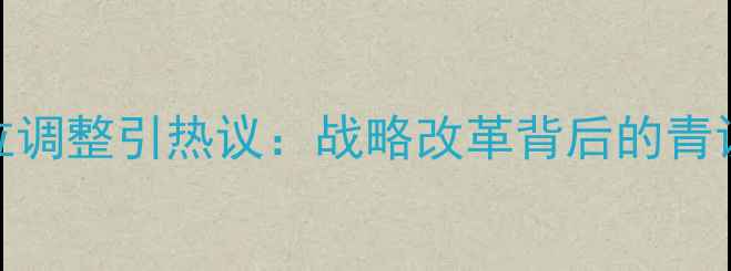 图片 羽毛球国家队总教练职位调整引热议：战略改革背后的青训困境与竞技体育新方向