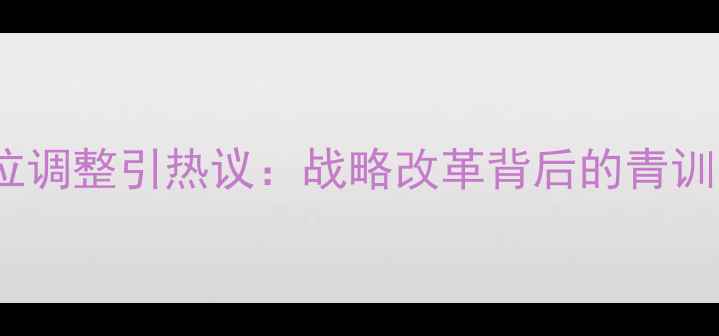 图片 羽毛球国家队总教练职位调整引热议：战略改革背后的青训困境与竞技体育新方向1