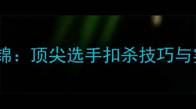 图片 羽毛球扣杀集锦：顶尖选手扣杀技巧与实战教学指南2