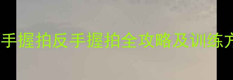 图片 羽毛球握拍技术：正手握拍反手握拍全攻略及训练方法（附教学视频）2