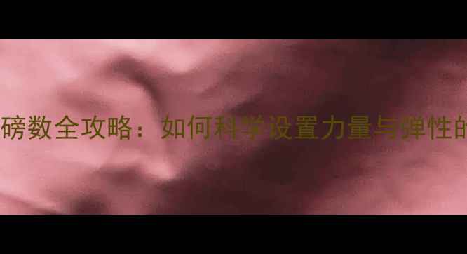 图片 羽毛球新拍子磅数全攻略：如何科学设置力量与弹性的黄金平衡点2