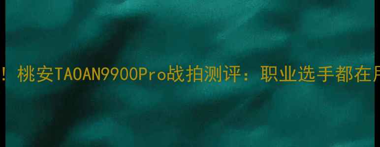 图片 羽毛球装备天花板！桃安TAOAN9900Pro战拍测评：职业选手都在用的性价比王者🔥2
