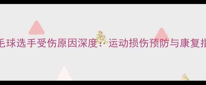 图片 羽毛球选手受伤原因深度：运动损伤预防与康复指南