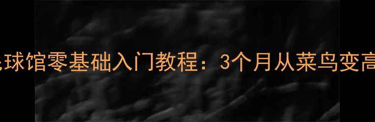 图片 胜利体育羽毛球馆零基础入门教程：3个月从菜鸟变高手的6大秘诀