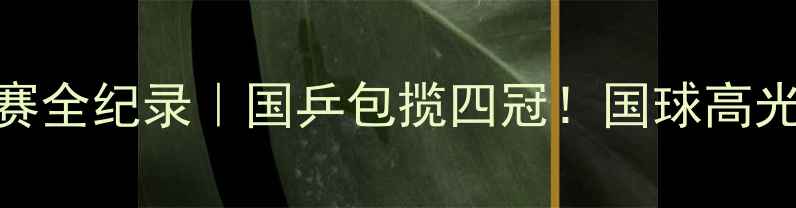 图片 莫斯科乒乓球世锦赛全纪录｜国乒包揽四冠！国球高光时刻+观赛指南全2