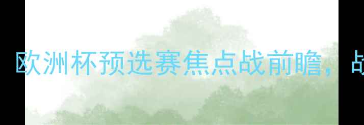 图片 西班牙vs瑞士：欧洲杯预选赛焦点战前瞻，战术与胜负预测