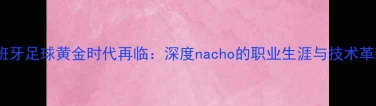 图片 西班牙足球黄金时代再临：深度nacho的职业生涯与技术革新2