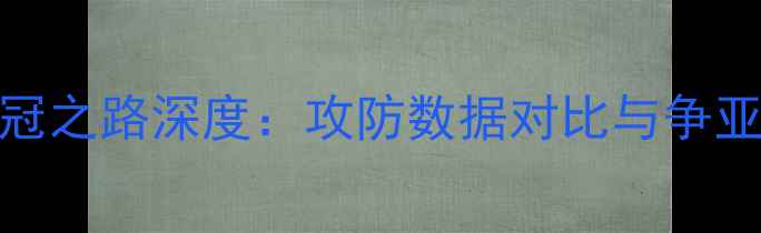 图片 赛季上海申花争冠之路深度：攻防数据对比与争亚冠关键战役复盘