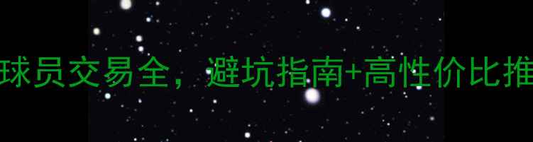 图片 转会攻略：CE平台球员交易全，避坑指南+高性价比推荐（附真实案例）