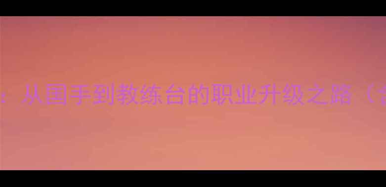 图片 退役羽毛球老将转型指南：从国手到教练台的职业升级之路（含真实案例与规划策略）2