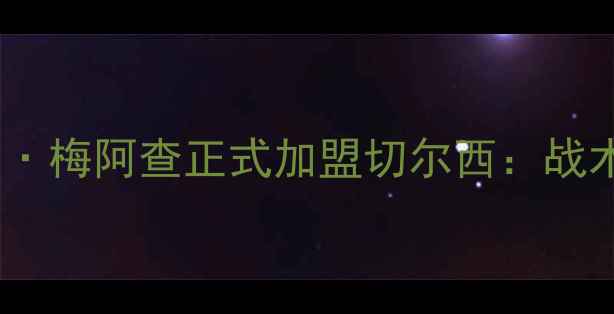 图片 重磅！意大利国脚阿德里安·梅阿查正式加盟切尔西：战术升级+欧冠争冠新拼图曝光