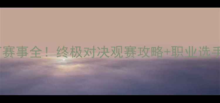 图片 重量级散打赛事全！终极对决观赛攻略+职业选手训练干货2