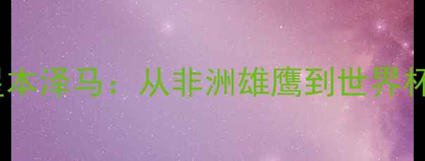 图片 阿尔及利亚籍球星本泽马：从非洲雄鹰到世界杯冠军的逆袭之路1