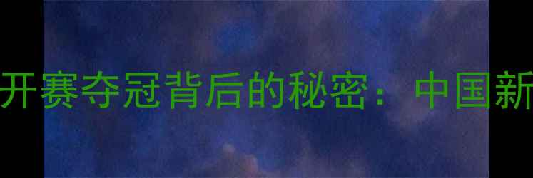 图片 陈丰新加坡乒乓球公开赛夺冠背后的秘密：中国新星如何突破技术瓶颈