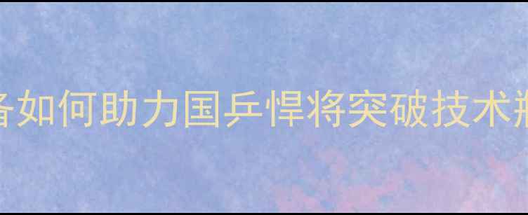图片 陈梦底板实战：职业级装备如何助力国乒悍将突破技术瓶颈？乒乓球装备选购指南