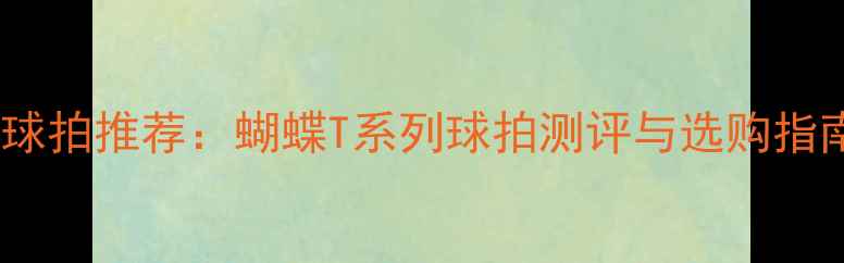 图片 马琳同款乒乓球拍推荐：蝴蝶T系列球拍测评与选购指南（最新款）1