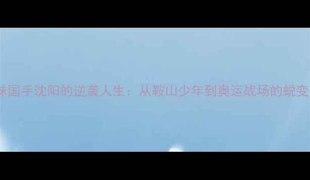 图片 🌟乒乓球国手沈阳的逆袭人生：从鞍山少年到奥运战场的蜕变之路🏆2