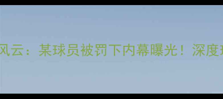 图片 🌟克罗地亚世界杯黄牌风云：某球员被罚下内幕曝光！深度球员行为与球队影响🌟2