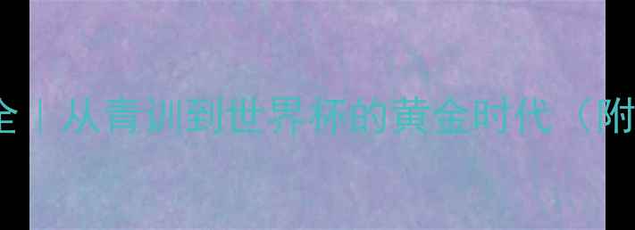 图片 🌟日本足球传奇全｜从青训到世界杯的黄金时代（附经典比赛集锦）2