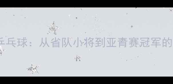 图片 🏆山东李莉乒乓球：从省队小将到亚青赛冠军的成长密码🔥2