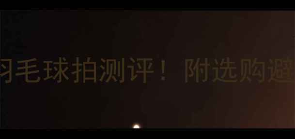 图片 🏸全网实测8款超耐打羽毛球拍测评！附选购避坑指南+平价替代方案2