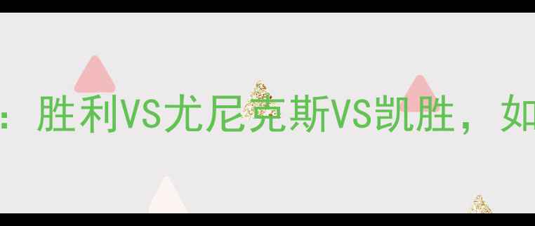 图片 🏸羽毛球装备选购全攻略：胜利VS尤尼克斯VS凯胜，如何选到适合自己的战拍？