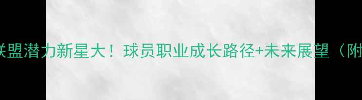 图片 🔥NBA发展联盟潜力新星大！球员职业成长路径+未来展望（附训练干货）