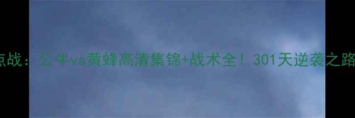 图片 🔥NBA焦点战：公牛vs黄蜂高清集锦+战术全！301天逆袭之路大起底🔥