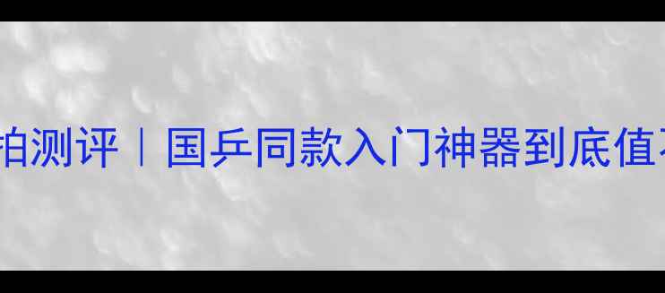 图片 🔥乒乓球729拍测评｜国乒同款入门神器到底值不值得冲？💥