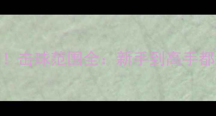 图片 🔥乒乓球入门必看！击球范围全：新手到高手都该掌握的5大技巧2