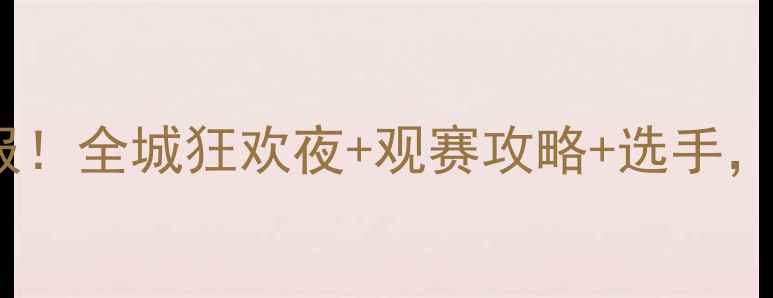 图片 🔥休斯顿拳击赛最新战报！全城狂欢夜+观赛攻略+选手，看完秒变boxing玩家🔥1