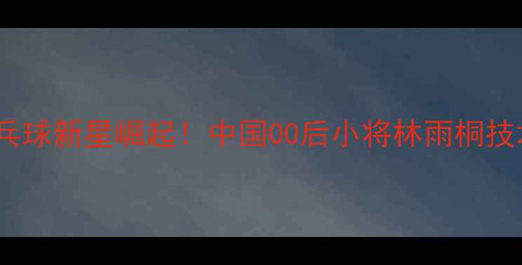 图片 🔥奥运周期乒乓球新星崛起！中国00后小将林雨桐技术与成长故事1