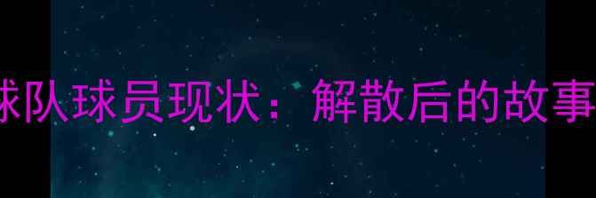 图片 🔥权健足球队球员现状：解散后的故事与传承🔥1