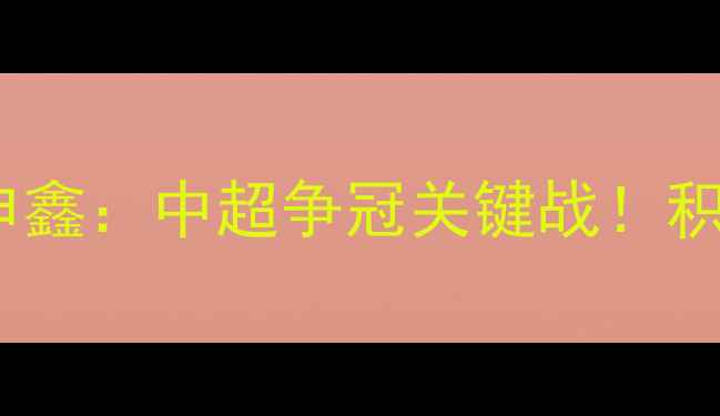 图片 🔥江苏苏宁vs上海申鑫：中超争冠关键战！积分榜TOP2对决全🔥2