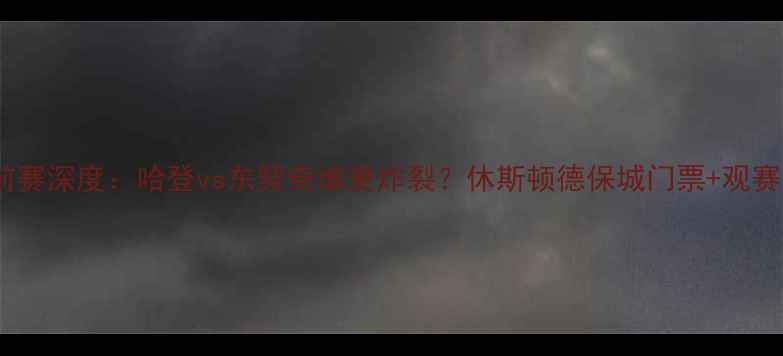 图片 🔥火箭vs猛龙季前赛深度：哈登vs东契奇谁更炸裂？休斯顿德保城门票+观赛攻略全公开！🔥2