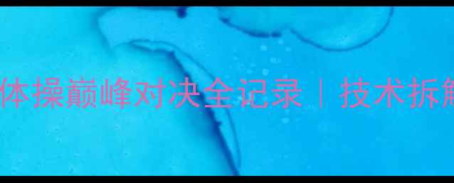 图片 🔥维塔利VS张扬！中俄体操巅峰对决全记录｜技术拆解+历史战绩+网友辣评2