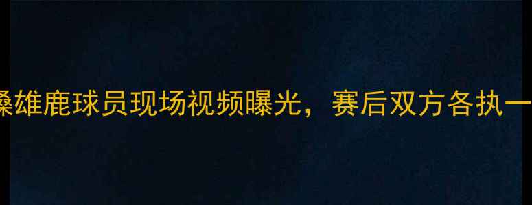 图片 🔥詹姆斯冲突升级！推搡雄鹿球员现场视频曝光，赛后双方各执一词，联盟紧急介入调查2