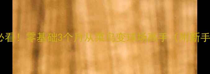 图片 🔥足球入门必看！零基础3个月从菜鸟变球场高手（附新手训练计划）2