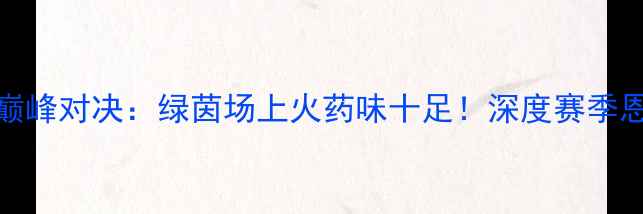 图片 🔥辽宁VS江苏巅峰对决：绿茵场上火药味十足！深度赛季恩怨与经典战役
