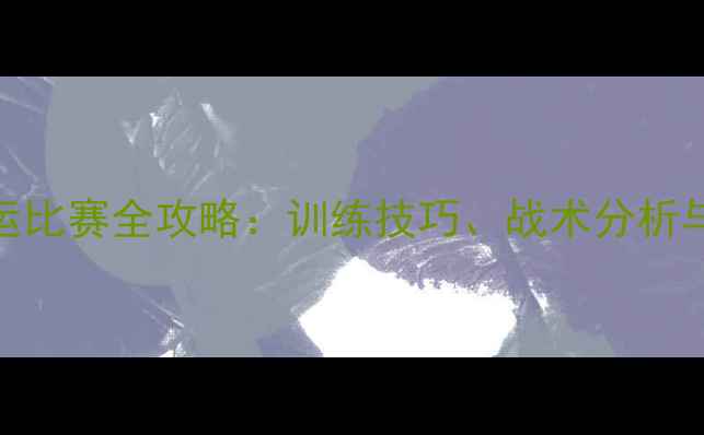 图片 3000米奥运比赛全攻略：训练技巧、战术分析与冠军启示