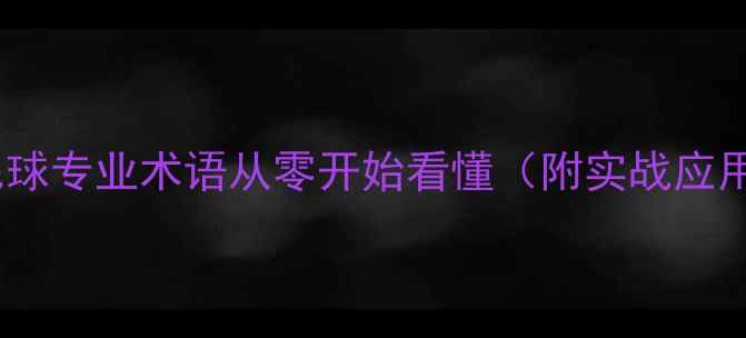 图片 30个羽毛球专业术语从零开始看懂（附实战应用指南）2