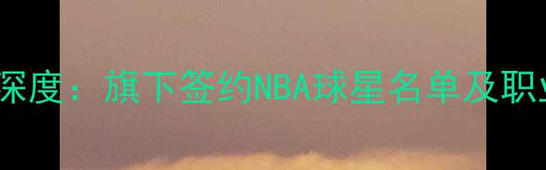 图片 AJ运动品牌深度：旗下签约NBA球星名单及职业表现分析2