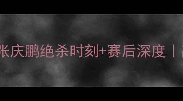 图片 CBA北京vs辽宁热血对决！张庆鹏绝杀时刻+赛后深度｜高清完整版录像+观赛攻略2