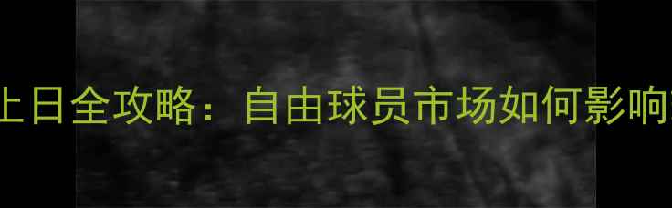 图片 NBA交易截止日全攻略：自由球员市场如何影响球队争冠？