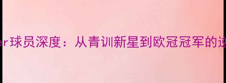 图片 Schwarzer球员深度：从青训新星到欧冠冠军的逆袭之路1