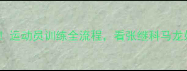 图片 ✨国乒日常大公开！运动员训练全流程，看张继科马龙如何备战国际赛事2