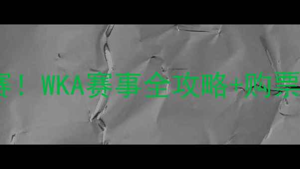 图片 ✨重庆热血自由搏击赛！WKA赛事全攻略+购票指南（附交通住宿）1
