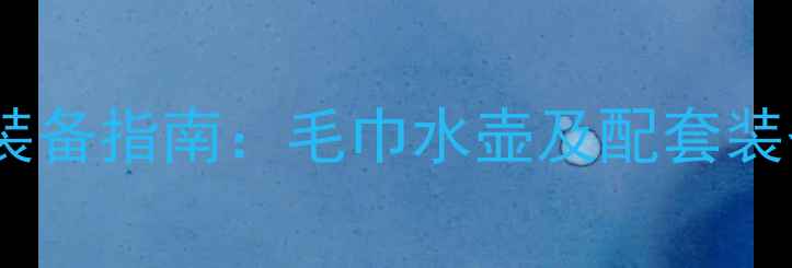 图片 专业乒乓球训练装备指南：毛巾水壶及配套装备选购与使用全2